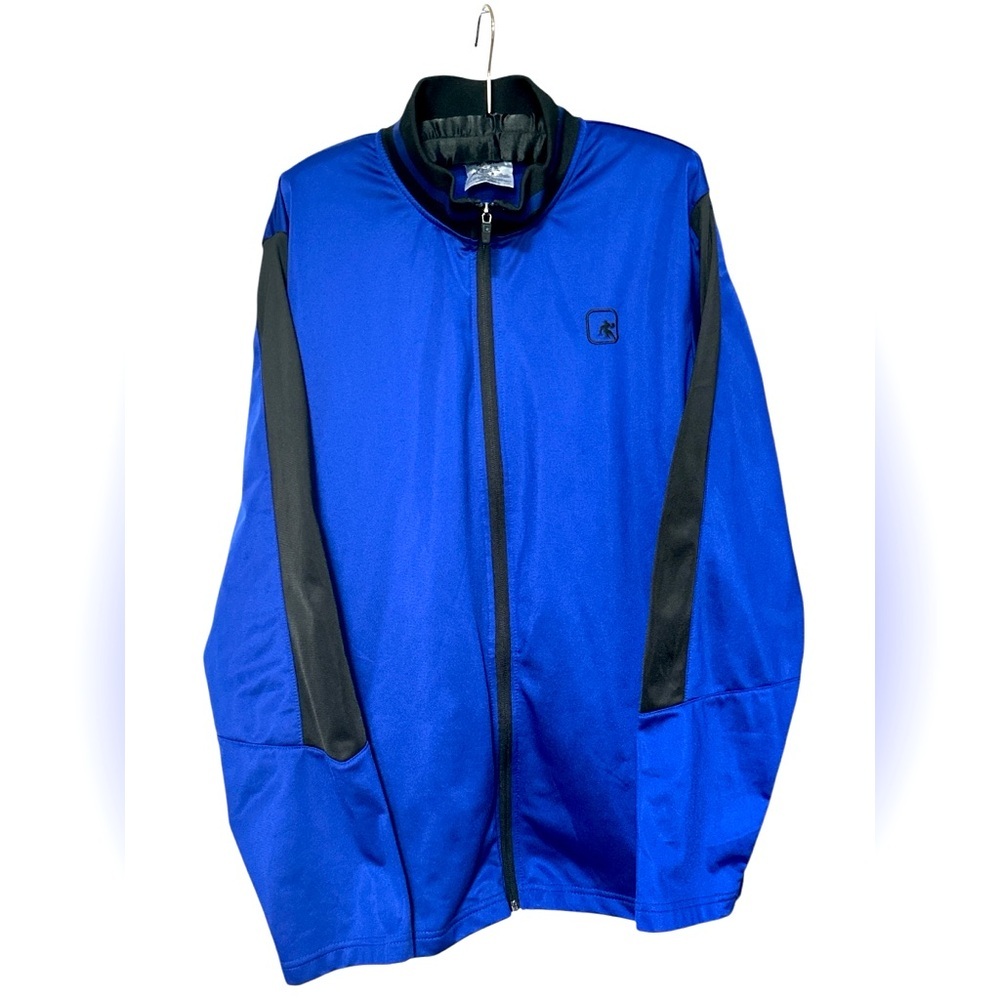 AND1‎ Mens Blue and Black Colorblock Track Jacket